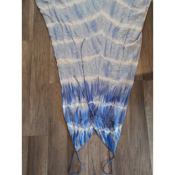 Vintage  Women’s Blue Tie-dye Maxi Halter dress. Size Small. B57 - Picture 6 of 6